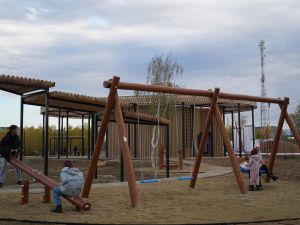 Обновлённая площадь «Майа сайына» в селе Майя – первое крупное общественное пространство в заречных улусах