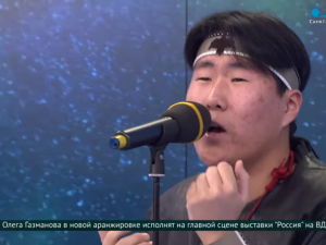 Певец из Якутии Гарпани Солинга принял участие в передаче «Утро в Санкт-Петербурге»