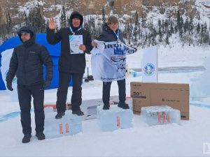 В Якутии прошёл первый республиканский ледовый забег «Ленские столбы»