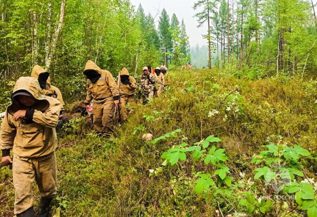 В Якутии действует 95 лесных пожаров — Авиалесоохрана