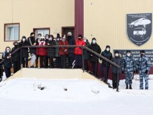 Школьники побывали с экскурсией в отделе по конвоированию