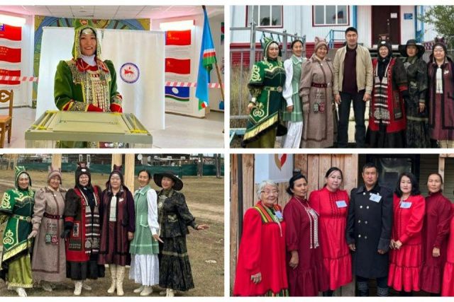 Фото: якутяне пришли на избирательные участки в национальных костюмах