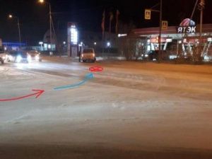 В Якутске водитель не выдержал безопасную дистанцию и устроил ДТП