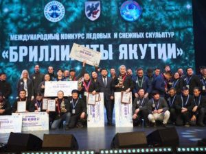 В Якутске определили победителей конкурса ледовых и снежных скульптур «Бриллианты Якутии»