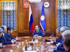 Айсен Николаев провел встречу с руководителями парламента Якутии