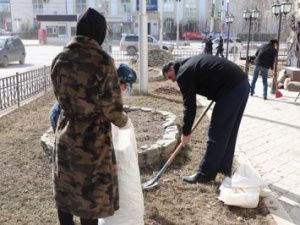 Сотрудники УФСИН и ветераны уголовно-исполнительной системы приняли участие в субботнике