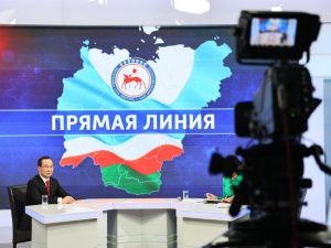 Сегодня состоится «Прямая линия» с Айсеном Николаевым