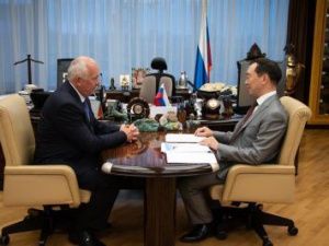 Глава Якутии встретился с руководителем госкорпорации «Ростех» Сергеем Чемезовым