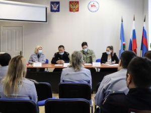 В уголовно-исполнительной инспекции состоялось совещание по вопросам профилактической работы с несовершеннолетними осужденными