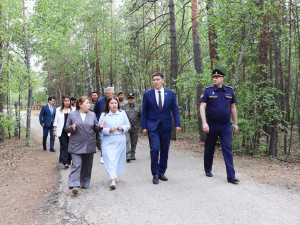 Заместитель начальника УФСИН Станислав Тетерин принял участие в открытии новой военно-патриотической смены в лагере «Энергетик»