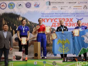 Мегино-Кангаласский улус вновь стал победителем чемпионата Якутии по мас-рестлингу