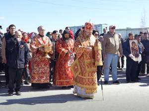 Молитвой и окроплением святой водой освятили Якутск