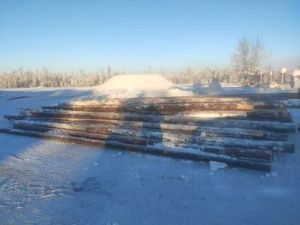 В Якутии украли 72 опоры для прокладки оптоволоконной линии связи