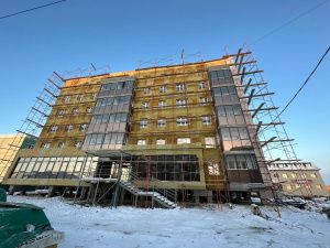 В Хангаласском районе строится 9 домов для переселенцев из аварийного жилья