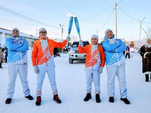 Эстафету огня VIII Игр «Дети Азии» встретил Аллаиховский район