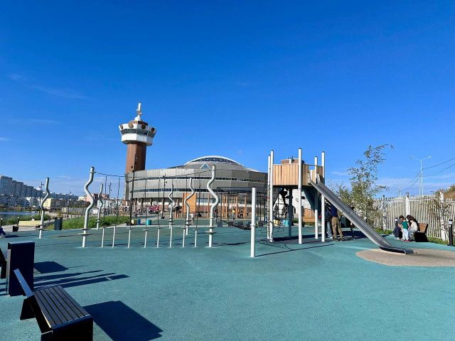 Обновленное пространство в Якутске — набережная озера Сайсары и Сквер матери