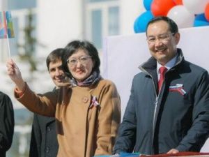 В Якутске на первомайскую демонстрацию вышли более 55 тысяч человек