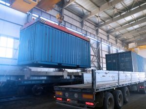 На станцию Нижний Бестях прибыли первые контейнеры из Беларуси