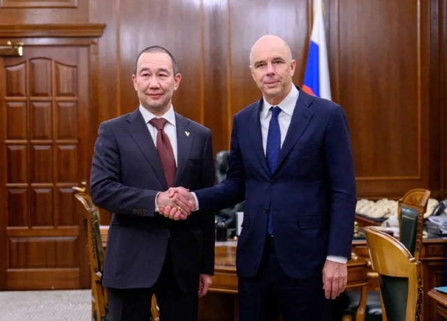 Глава Якутии Айсен Николаев встретился с министром финансов России Антоном Силуановым