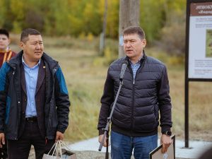 В Табаге установили верстовой столб – начало «Ямщицкого подворья»