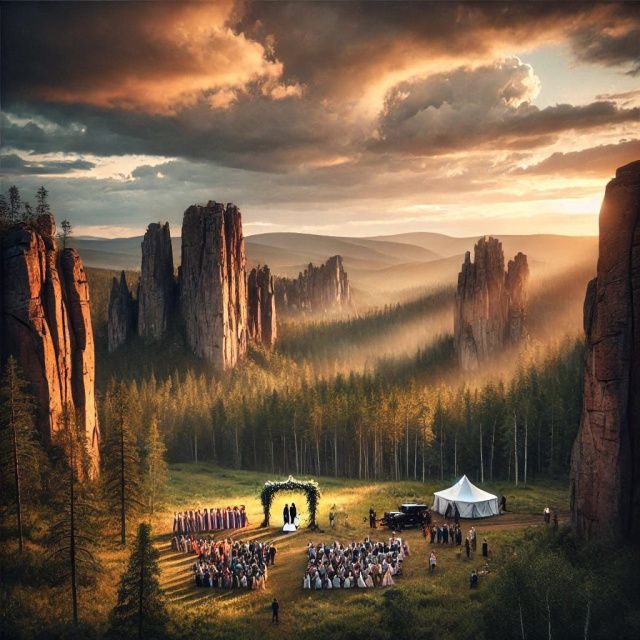 Ленские столбы, площадь Ленина и городской парк: в Якутии утвердили места для выездного брака