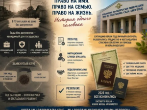 В Якутии мужчина 40 лет жил без паспорта