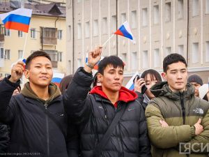 В Якутске состоялся концерт-митинг в день воссоединения новых регионов с Россией