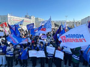 Кирилл Бычков выступил на патриотическом митинге