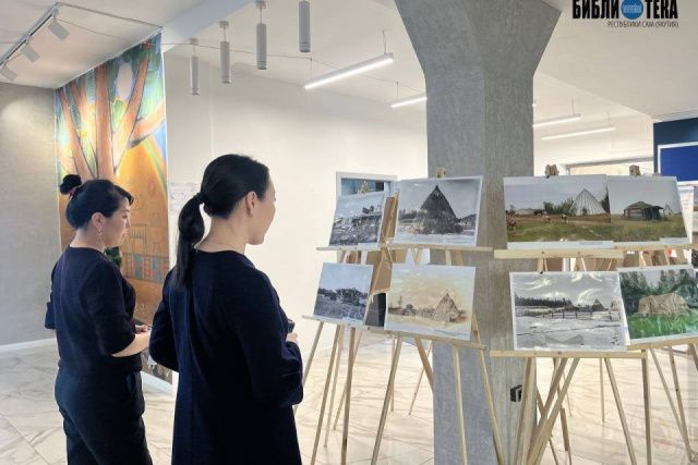 В Национальной библиотеке Якутии открылась выставка, посвящённая архитектурному наследию народа Саха