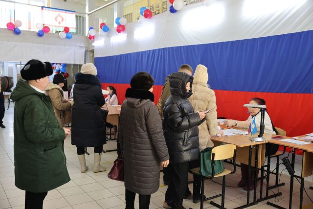 Явка избирателей на выборах Президента РФ в Якутии за два часа до закрытия участков составила свыше 69%