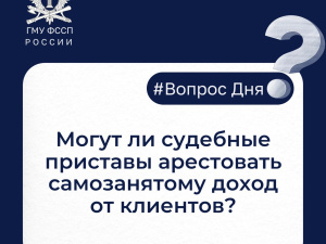 Могут ли судебные приставы арестовать самозанятому доход от клиентов?