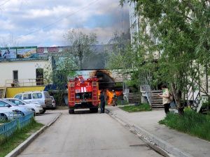 Что горело на ул. Дзержинского?