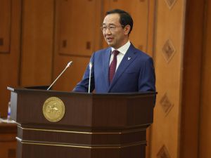 В Якутске состоялось чествование Героев России Филиппа Евсеева и Алексея Неустроева