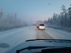 Семья с грудным ребенком едва не замерзла насмерть на трассе в 50-градусный мороз