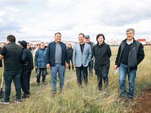 Накануне Дня города в Якутске состоялась закладка Парка Победы