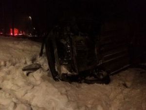 Нетрезвый водитель совершил опрокидывание в Олекминском районе