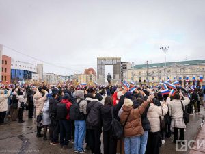 В Якутске состоялся концерт-митинг в день воссоединения новых регионов с Россией