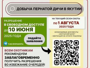 Минэкология Якутии: информация для охотников для получения разрешений