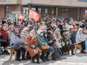 В Якутске «солдатской кашей» угостили тысячу человек