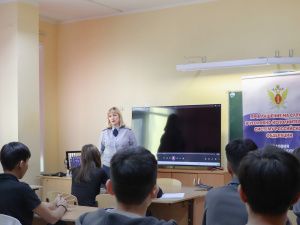 Сотрудники уголовно-исполнительной системы рассказали учащимся республиканского лицея-интерната о возможности поступления в образовательные организации ФСИН России