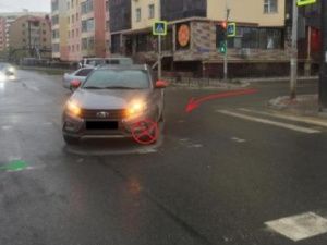 Злостный нарушитель ПДД сбил девушку в Якутске