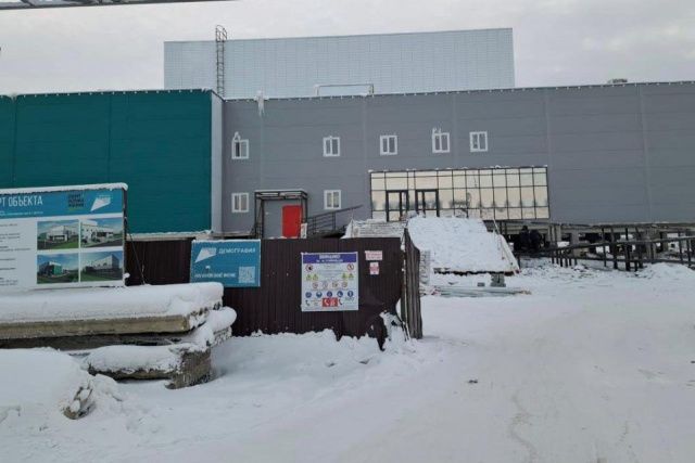 В спортивном комплексе в Сайсарах ведутся отделочные работы