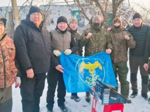 В зону СВО приехали к землякам представители двух районов Якутии
