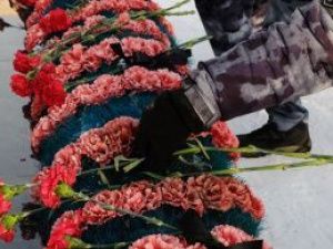 В Якутске почтили память погибших сотрудников Росгвардии