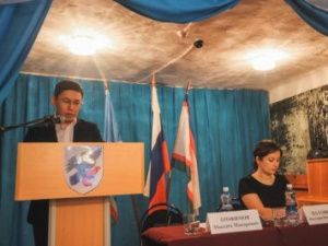 Максим Трофимов провел отчет Окружной администрации перед населением в Табаге