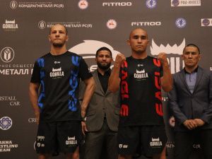 Бойцы турнира Eagles FC кубка главы Якутии встретились лицом к лицу перед поединками