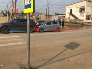 В Якутске автоледи устроила ДТП и сама пострадала