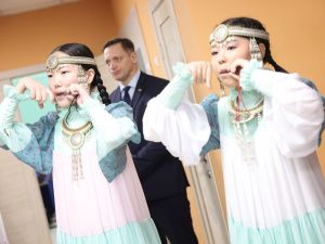 В Мирном открыли новый пристрой к школе № 1