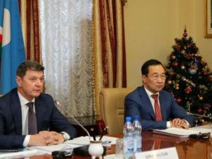Глава Якутии представил проект строительства автомобильного моста через реку Лена