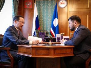 О чем говорили глава Якутии и мэр